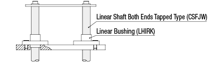 Linear Shafts -Both Ends Female Thread-:Related Image