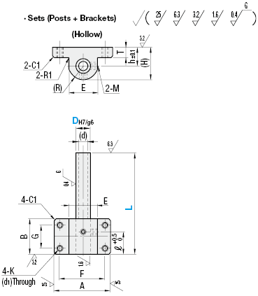 Device Stands/Side Mounting/Compact/Hollow:Related Image
