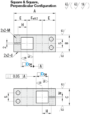 Strut Clamps/Square & Square/Perpendicular Configuration:Related Image