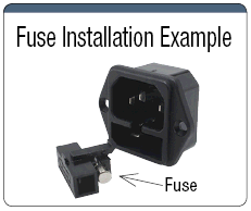 IEC Standard - Inlet with Fuse Holder (Screw) / C14:Related Image