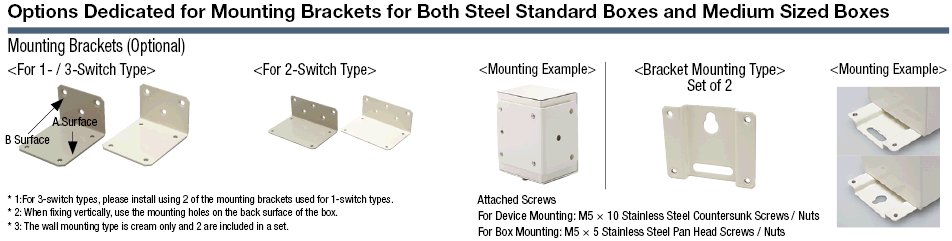 Steel Medium-sized Switch Box with Packing, W70 x H55 Single Unit:Related Image