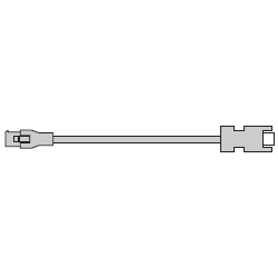MELSERVO-J3 Series Encoder Cable (Relay Type) Amplifier Side