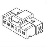 2.0-mm Pitch, For Cable-to-Circuit Board, Housing 51216