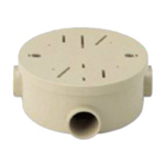 Exposed Round Box (1 to 3 Way Compatible Type)