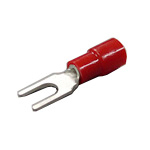 Fork Type (Y Type) Eco-Friendly Insulated Crimp Terminal For Copper Wire TMEX5.5Y-5-YEL
