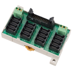 Connector Terminal Block Conversion Unit Terminal block with Common (e-CON type) for 16 items XW2N