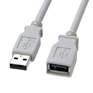 Non-halogen USB extension cable A⇔A female type KU20-ECEN2K