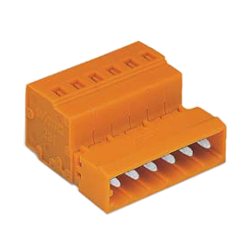 Spring Type Male Connector, 231 Series, 5.08-mm Pitch / Male
