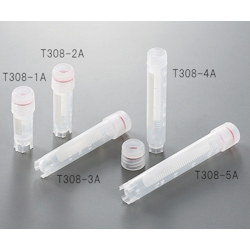 Cryo Vial T308-1A O-Ring Seal Type 1.2mL Outer Screw, Free-Standing Type 2-3881-21