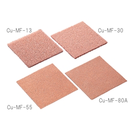 Porous Metallic Material (Copper) 100 × 100 mm, Thickness 10 mm, Pore Size 0.84 mm