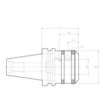 Side Locking End Mill Holder (Pin Type)