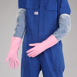 Thick PVC Gloves with Arm Cover EA354GH-1