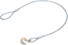 Hook Wire (single hook, single ring, plated wiring)