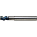 Endmill with 3 Carbide Flutes and Corner Radius for Aluminum Alloys Strong Type ALERT-3DLC