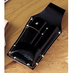 Tip Insert Style Black Split Leather Hooking Tool Holder