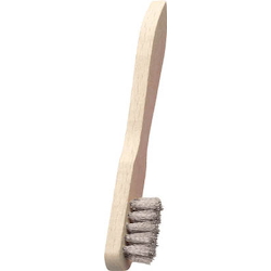 Wooden Handle Brush, Stainless Steel