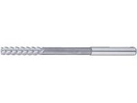 High-Speed Steel High Helical Reamer, Right Blade with 60° Left Spiral, 0.01 mm Unit Designation Model HHHR-2.86