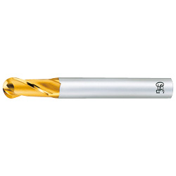 TiN Coating (2-flute ball end type) EX-TIN-EBD EX-TIN-EBD-R6X12