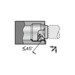 CORO-TURN TR, 570 Cutting Head for CORO-TURN SL