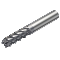 High-Feed End Mill, Without End Cutting Edge, R215.H4 (Hardness: 43 HRC Min. / 63 HRC Max.) R215.H4-06050BAK02P-1620