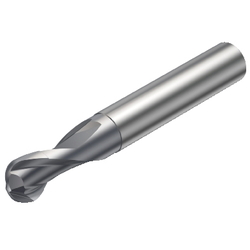 Ball End Mill, Center Cut, R216.4 (Hardness 43 HRC to 63 HRC), Cylindrical Shank R216.44-08030-AI08G-1610