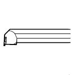 SEC-Grooved Bit (for inner diameter shallow groove) GWCI Type