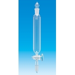 Ball Stopper with F Common Cylindrical Non-Graduated Separator Funnel 50 mL–500 mL