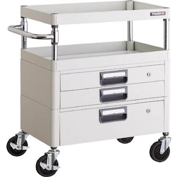 Phoenix Wagon (Noise Suppression Type with Single/Double-Level Drawers) Height 740 mm PEW-762VX-W