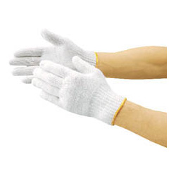 Cotton-mixed cotton gloves (S-size, 10 pairs) TGS450