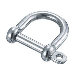 Wide Screw Pin Shackle Stainless Steel Operating Load (kN) 4.12