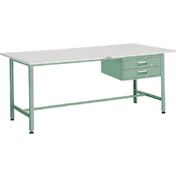 Light Work Bench with 2 Drawers Plastic Panel Tabletop Average Load (kg) 300 AE-1800F2DG