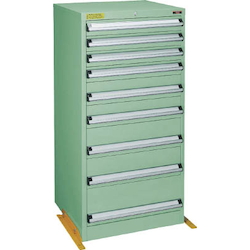 Medium-Duty Cabinet, VE6S Type, With 3-Lock Safety Mechanism and Overturning Prevention Fittings (Height 1,200 mm)