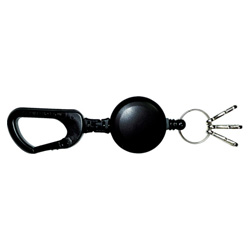 Carabiner Reel With Key Ring
