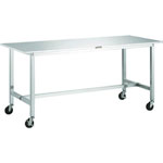 All Stainless Steel Work Bench, Casters with Conducting Stainless Steel Fittings, SUS304, Equal Load (kg) 150 SW3-1875CD100