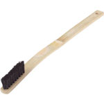 Hand-Planted Bamboo Brush Curved Handle for Professionals TB-3002