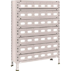 Small Capacity Bolted Shelves (Stainless Steel Drawers Provided, 100 kg Type, Height 1,200 mm and 1,800 mm) 43X-808B7-NG