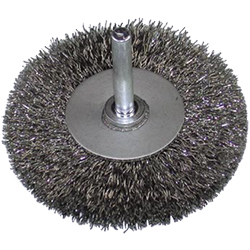 Stainless Steel Wheel Brush With Shaft BSF-65