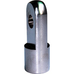 Adaptation of Auxiliary Drive (Rod Tip Bracket), Single Knuckle Joint, ACQ Series Cylinder Compatible F-ACQ80I