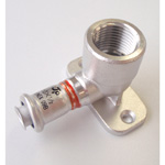 Press Fitting for Cross-Linked Polyethylene-Polybutene Pipes JP Joint J/Water Faucet Elbow 2 with Seat JZWE2-13X1/2