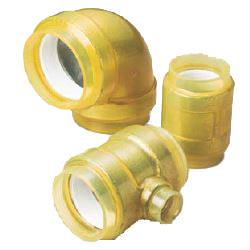 Pre-Sealed HB Gold Buried Type (Fire Fighting Piping Outer Transparent Covering) Different Diameter Sockets