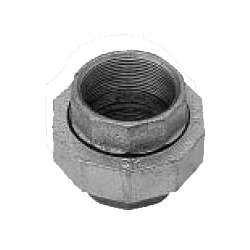 CK Fittings - Screw-in Type Malleable Cast Iron Pipe Fitting - Union U-80-B