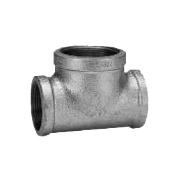 CK Fittings - Screw-in Type Malleable Cast Iron Pipe Fitting - T with Different Diameters (Those with Large Branch Diameter and Different Ventilation) BRT-65X50X25-W