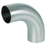 Sanitary Pipe Fitting, 90° Long Elbow, 3A Standard