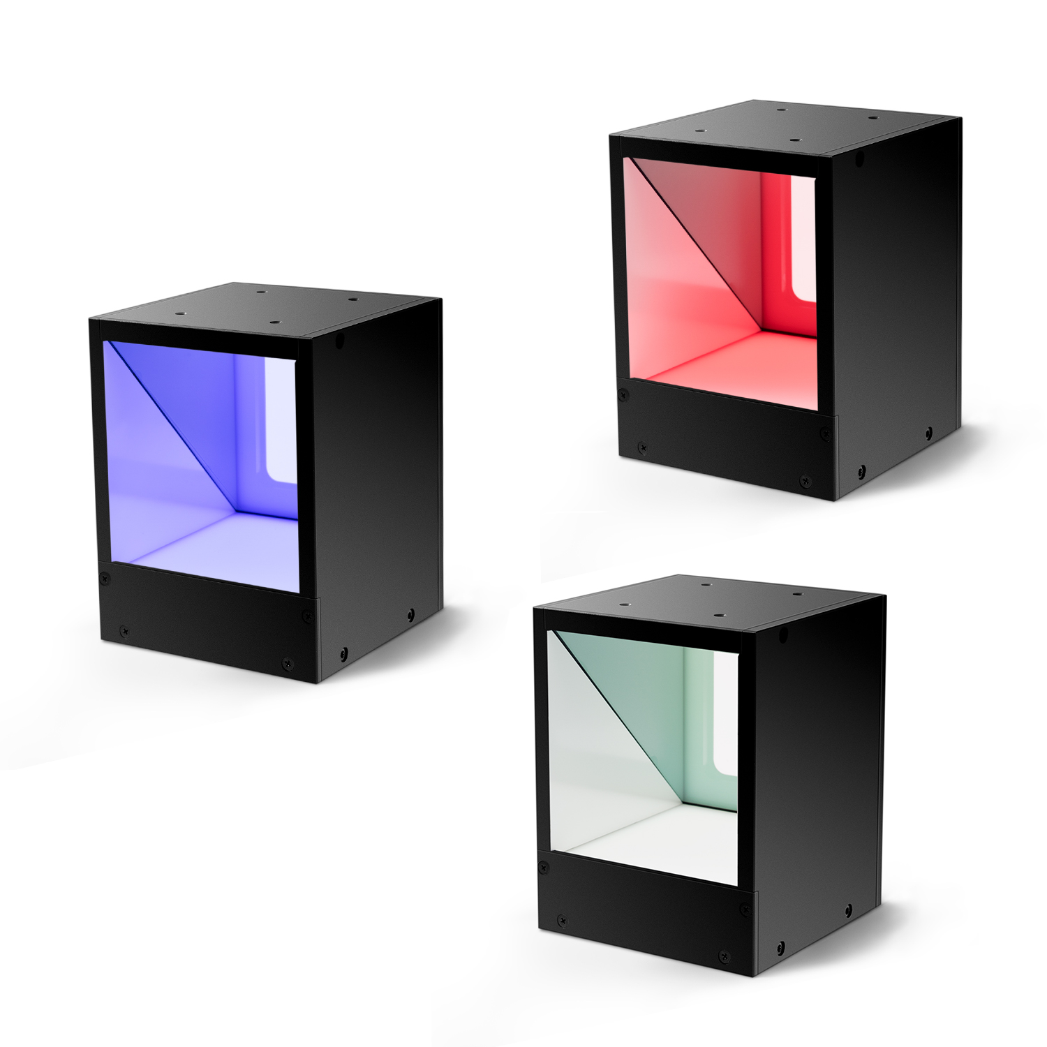Coaxial Epi-Illumination (White/Red/Blue) for Uneven Reflection Reduction