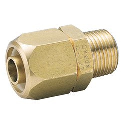 Flobal, Fitting for Braided Hoses, All-Brass 11200466