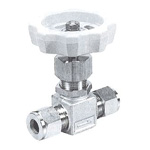 for Stainless Steel, SUS316 VUP NEEDLE STOP VALVE, Union Type VUP-03-0