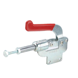 Toggle Clamp, Push-Pull Type, Straight Base, Bolt Size M10, Tightening Force 3,640 N