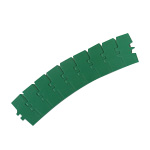 Slat top chain, curve plastic pin specification (retail box)