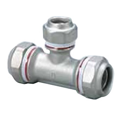 Mechanical Fitting T for Stainless Steel Pipes ZLRT-40X30
