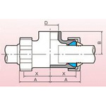 High Power Lock Screw Tee SLHPFT-40A-EF